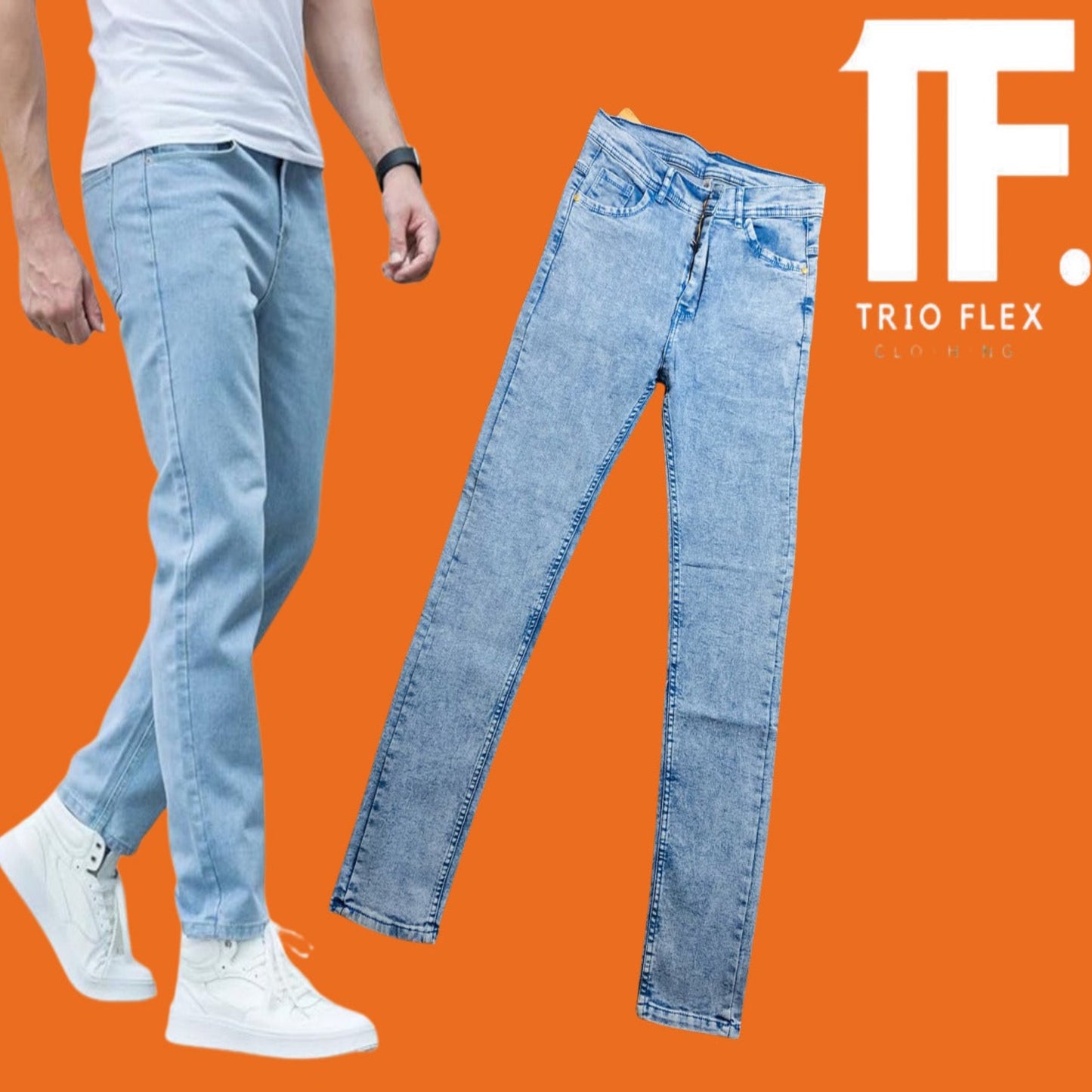 Trendy Casual Fit Jeans – Perfect Blend of Style & Comfort