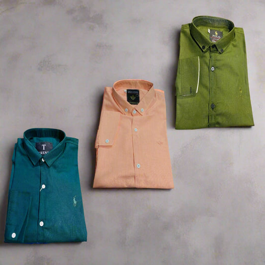 SmartFit EliteCurve Polo Cotton Shirt